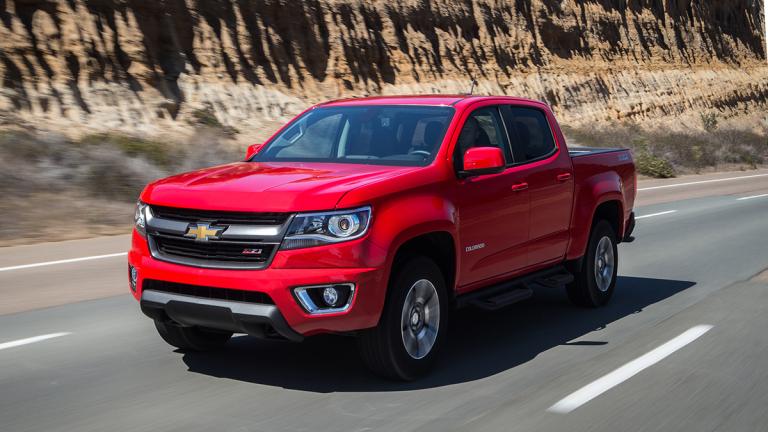 2015 Chevrolet Colorado in red